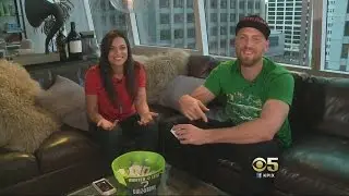 SF Giants' Hunter Pence Faces Fiance In Super Bowl 50 'Quiz Bowl'