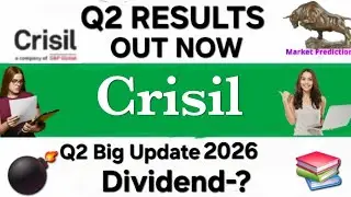 Crisil Q2 results 2026 | Crisil share latest news | Crisil stock news #q2results2026