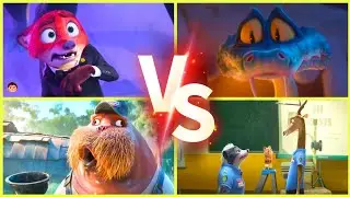 🎵 Zootopia Dance Color Battle | Bright Music Animation