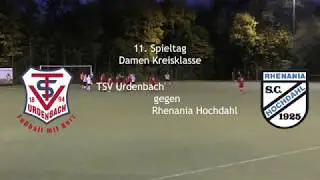 TSV Urdenbach Damen gegen Rhenania Hochdahl Zusammenfassung