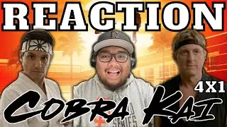 Cobra Kai 4x1 REACTION!! | Let's Begin | The Karate Kid | Johnny Lawrence | Daniel LaRusso
