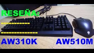 Rese&ntilde;a: Teclado (AW310K) y rat&oacute;n (AW510M) gaming de Alienware