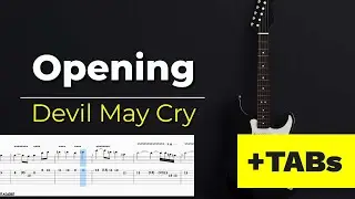 Devil May Cry Opening &ndash; Easy Metal Guitar Tutorial + TABs | Kadifem Tabs