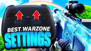 *NEW* BEST Controller Settings in WarZone (Best Sensitivity / Deadzone)