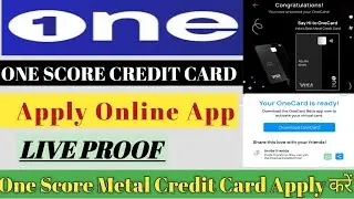 One Score Metal Credit Card | one score metal credit card apply online | check civil score free 2020