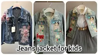 Baby girls Comfortable Frock and jeans jacket Design ideas for party wear and winter season