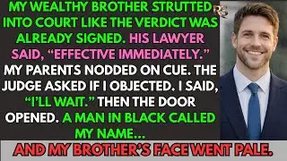 My Brother Tried To Take My Inheritance In Court&mdash;Until A Man In Black Called My Name