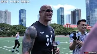 XFL Showcase: Interviews with Dwayne The Rock Johnson