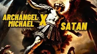 Archangel Michael Twice Faces Satan