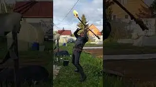 Фаер-шоу на даче (fire show)