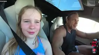 Knut's daughter annoyed with him driving like a teenager