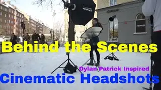 Cinematic Headshot  behind the scenes Profoto B1(Dylan Patrick style)