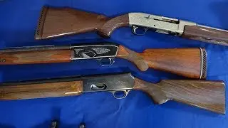 Browning Double Automatic Shotgun and AR17