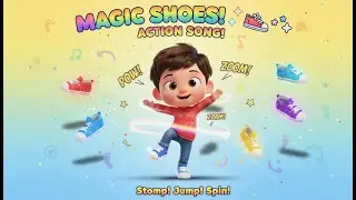 👟 Magic Shoes Song | Action Song for Kids | Dance & Move Along!