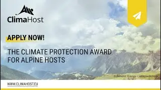 ClimaHost &ndash; The climate protection award for Alpine hosts