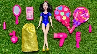 Disney Doll Collection | Frozen Elsa and Anna, Belle, Ariel | Unboxing Disney Mattel playset