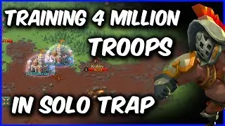 Training 4 Million Troops Live In My Trap Account - Lords Mobile
