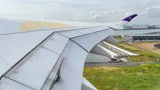 Thai Airways Airbus A350-900 Take Off from Tokyo Haneda International Airport