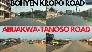 Seeker Review(09/12/2021) | Abuakwa Tanoso Dual Carriage Road in Ashanti Region | Bohyen Kropo Road