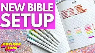 Новая организация чтения Библии ✨ Тест ручек и маркеры | Эпизод 2