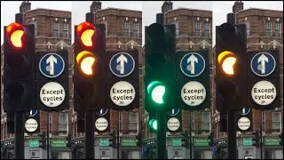 Camden: New Oxford Street J/O Bloomsbury Way, Siemens Helios CLS Traffic Lights