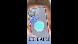 boom! pop socket lip balm #shorts #lipbalm
