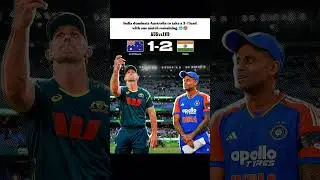 AUSvsIND India bounce back 😱🤨🧐 #cricket