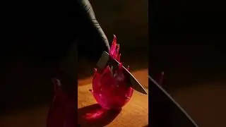 Cutting Glass Dragon Fruit ASMR💫 #ai #aiart #asmr #asmrsounds #satisfying #relaxing #glasscutting