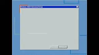 Второе видео на канале/Установка Windows 2000