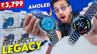 FireBoltt LEGACY  Unboxing & Review, 🔥AMOLED 60 Hz Display😍 Bluetooth Calling Luxury Smartwatch🔥