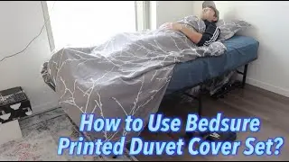 How to Use Bedsure Printed Duvet Cover Set?