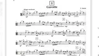 Suzuki Viola Book 3 - Gavotte by P. Martini - Piano Accompaniment
