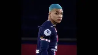 #MBAPPE || blue hair mbapp&eacute; 🔵 || #kylianmbappe #psg #football
