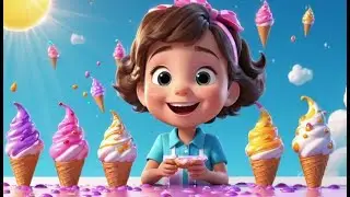 Ice Cream Colors & Counting Fun | Sweet Counting Song for Kids | Fun Learning Rhyme