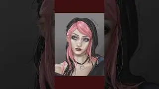 Rendering a Stylized Portrait #portrait #artstyle #speedpaint #arttips #howtodraw #art #digitalart
