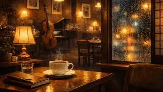 🎨 Impressionist Night Jazz Cafe | Classical Jazz Piano for Late Night Thinking | 1 Hour
