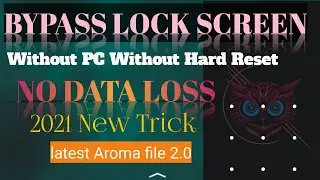🔗Unlock Android Lock Screen Password PIN aur Pattern Using Custom Recovery (No Data Loss).......????