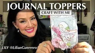 My FAVORITE Junk Journal DIY Hack - Junk Journal Topper Ideas - Craft With Me