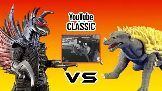 Gigan (2004) vs Anguirus (2004) | Godzilla Toy Battle