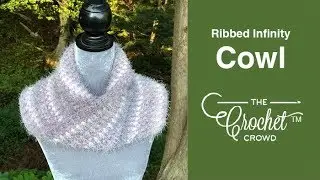 Crochet Ribbed Infinity Cow | EASY | The Crochet Crowd