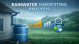Rainwater Harvesting Project using Python | Streamlit Dashboard | Data Analysis Explained in Hindi .