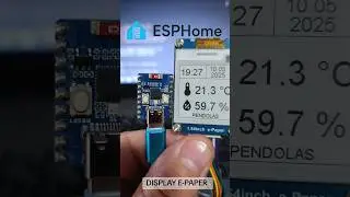 ESPHOME DISPLAY E-PAPER #homeassistant #diy #esphome