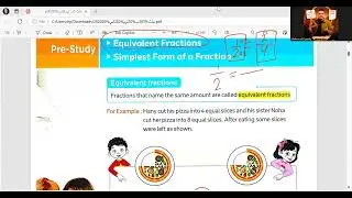 حل وشرح كتاب المعاصر ماث | صفحه 16 | Grade 5 | Equivalent Fractions |  Pre_Study | Second term |2026