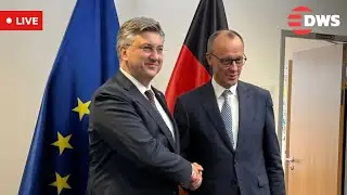 LIVE: Merz & Plenković Address Europe &mdash; Major Berlin Press Conference | Full Statement | AC15