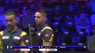 Spain vs Sweden | 2018 World Cup of Pool | Round 2