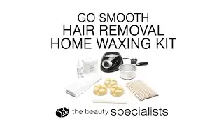 Rio Beauty GO SMOOTH Hair Removal Home Waxing Kit