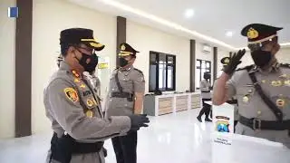 Kapolres Bangkalan Pimpin Upacara Sertijab KabagOps, Karolog, dan Kapolsek Jajaran