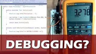 Debug C# with a Volt Meter!