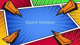 Comic background animation | expression balloon pop art style 4k video Animation