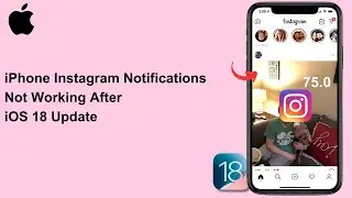 How To Fix Instagram Notifications Not Working Issue On After iOS 18 Update | SO:VED!!
